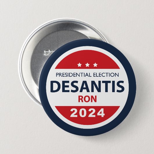 Ron DeSantis 2024 Ronde Button 7,6 Cm (Voorkant /achterkant)