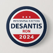 Ron DeSantis 2024 Ronde Button 7,6 Cm (Voorkant)