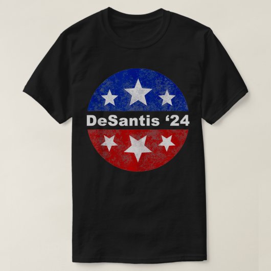 RON DESANTIS 2024 T-shirt DeSantis Button (Design voorkant)