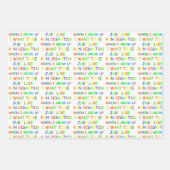 Ron Desantis als ik groot ben Inpakpapier Vel (Voorkant 2)