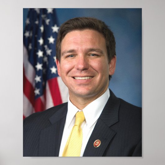 Ron Desantis Officieel portret Poster (Voorkant)
