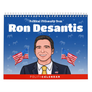 Ron Desantis politiek tijdschema voor Humor Kalender