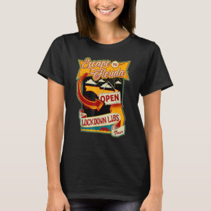 Ron Desantis vlucht naar de Vinatge van Florida (v T-shirt