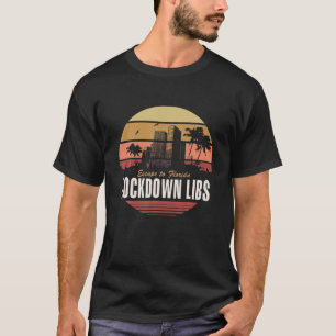 Ron Desantis vlucht naar Florida de sluislib naar T-shirt