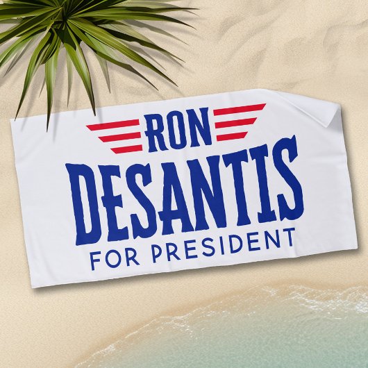 Ron DeSantis voor President 2024 - Campagne Strandlaken