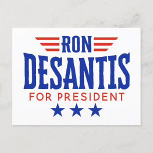Ron DeSantis voor President - Campagne Briefkaart