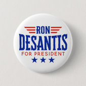 Ron DeSantis voor President - Campagne Ronde Button 5,7 Cm (Voorkant)