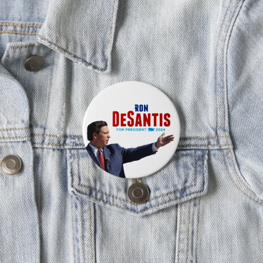 Ron DeSantis voor President Ronde Button 7,6 Cm (In situ)