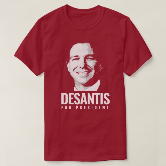 Ron Desantis voor President T-shirt (Design voorkant)