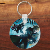 Ron en Ginny op kamer 1 Sleutelhanger (Voorkant)