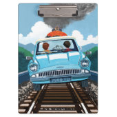 Ron & HARRY POTTER™ in vliegende auto naar HOGWART Klembord (Voorkant)