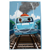 Ron & HARRY POTTER™ in vliegende auto naar HOGWART Medium Cadeauzakje (Voorkant)