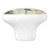 Ron Hevener Greyhound Dogs Keramische Knop (Zijkant)