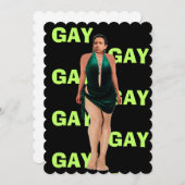 Ron ne dit pas Gay DeSantis en Carte pour notes Dr (Devant / Derrière)