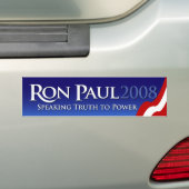 Ron Paul 2008 Bumpersticker (Op auto)