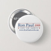 Ron Paul 2008 Button (Voorkant /achterkant)