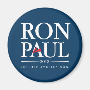 Ron Paul 2012 (blauw) Magneet