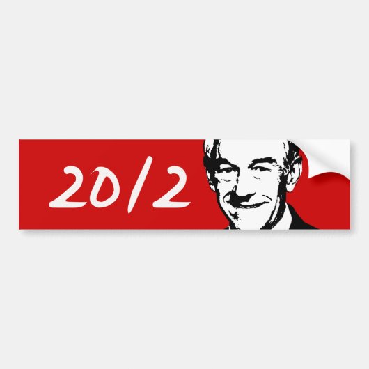 Ron Paul 2012 Bumpersticker (Voorkant)