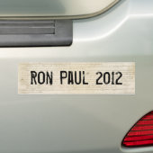 Ron Paul 2012 Bumpersticker (Op auto)