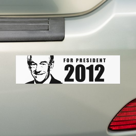 Ron Paul 2012 Bumpersticker (Op auto)