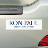 Ron Paul 2012 Bumpersticker (Op auto)