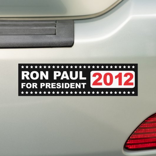 Ron Paul 2012 Bumpersticker (Op auto)