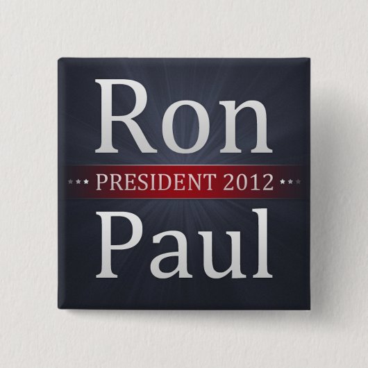 Ron Paul 2012 Campaign Button (Voorkant)