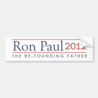 Ron Paul 2012 De Heroprichter Vader Bumpersticker