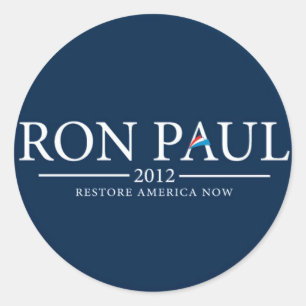 RON PAUL 2012 HERSTEL AMERIKA NU STICKER