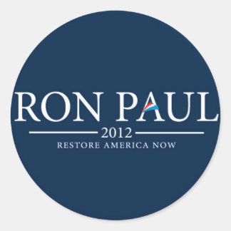 RON PAUL 2012 HERSTEL AMERIKA NU STICKER