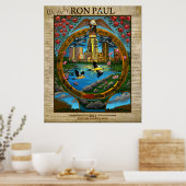 Ron Paul 2012: LIberty for Iowa Poster (Keuken)