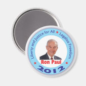 Ron Paul 2012 Magnet (Recto/Verso)