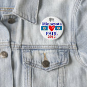 Ron Paul 2012 Minnesota Ronde Button 5,7 Cm (In situ)