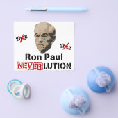Ron Paul 2012 Revolution Neverlution Flyer (Enkel)