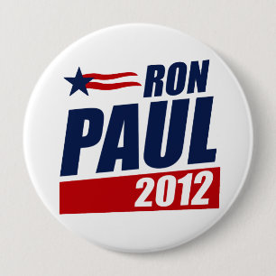 RON PAUL 2012 RONDE BUTTON 4,0 CM