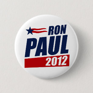 RON PAUL 2012 RONDE BUTTON 5,7 CM