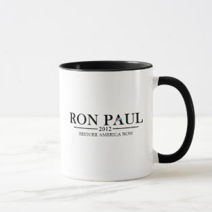 Ron Paul 2012 (zwart) Mok