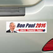 Ron Paul 2016 Bumpersticker (Op auto)