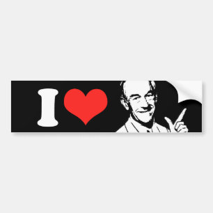 Ron Paul aan het woord Bumpersticker