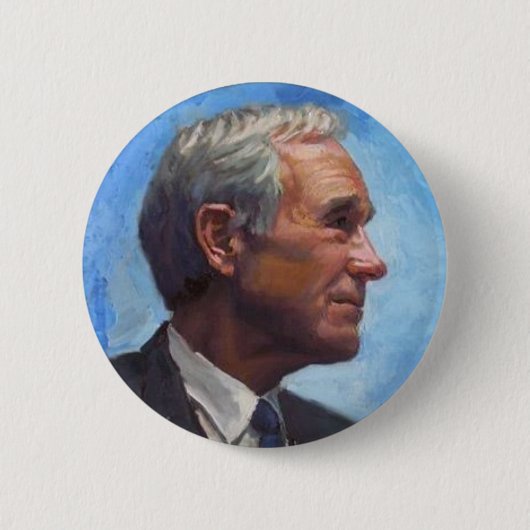 Ron Paul Afbeelding Button in Colo (Voorkant)