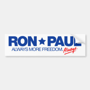 Ron Paul Altijd Bumpersticker