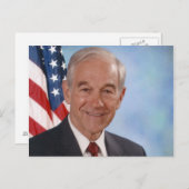Ron Paul Briefkaart (Voorkant / Achterkant)