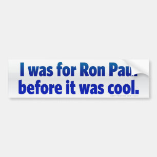 Ron Paul Bumpersticker