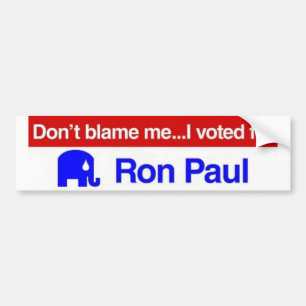 Ron Paul Bumpersticker