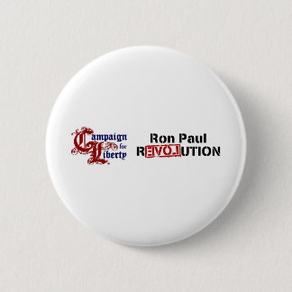 Ron Paul Campaign for Liberty Revolution Ronde Button 5,7 Cm