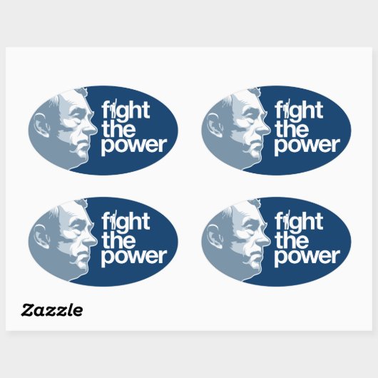 Ron Paul Combine Les Stickers Power (Feuille)