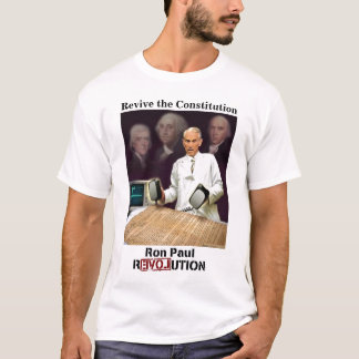 Ron Paul: de grondwet nieuw leven inblazen T-shirt