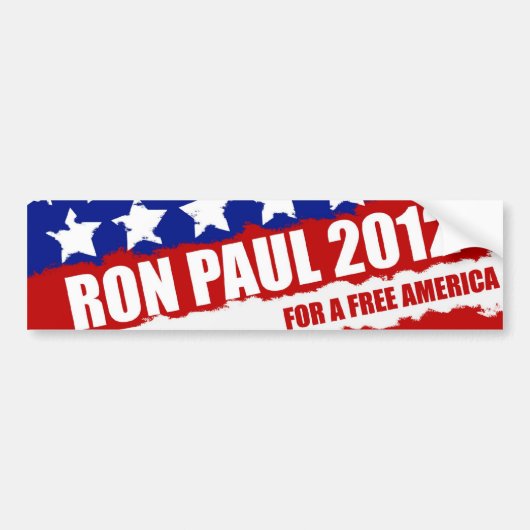 Ron Paul - de verandering die we nodig hebben Bumpersticker (Voorkant)