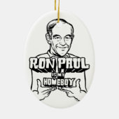 Ron Paul est mon ornement de Homeboy (Dos)