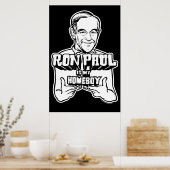 Ron Paul Est Mon Poster Homeboy (Cuisine)